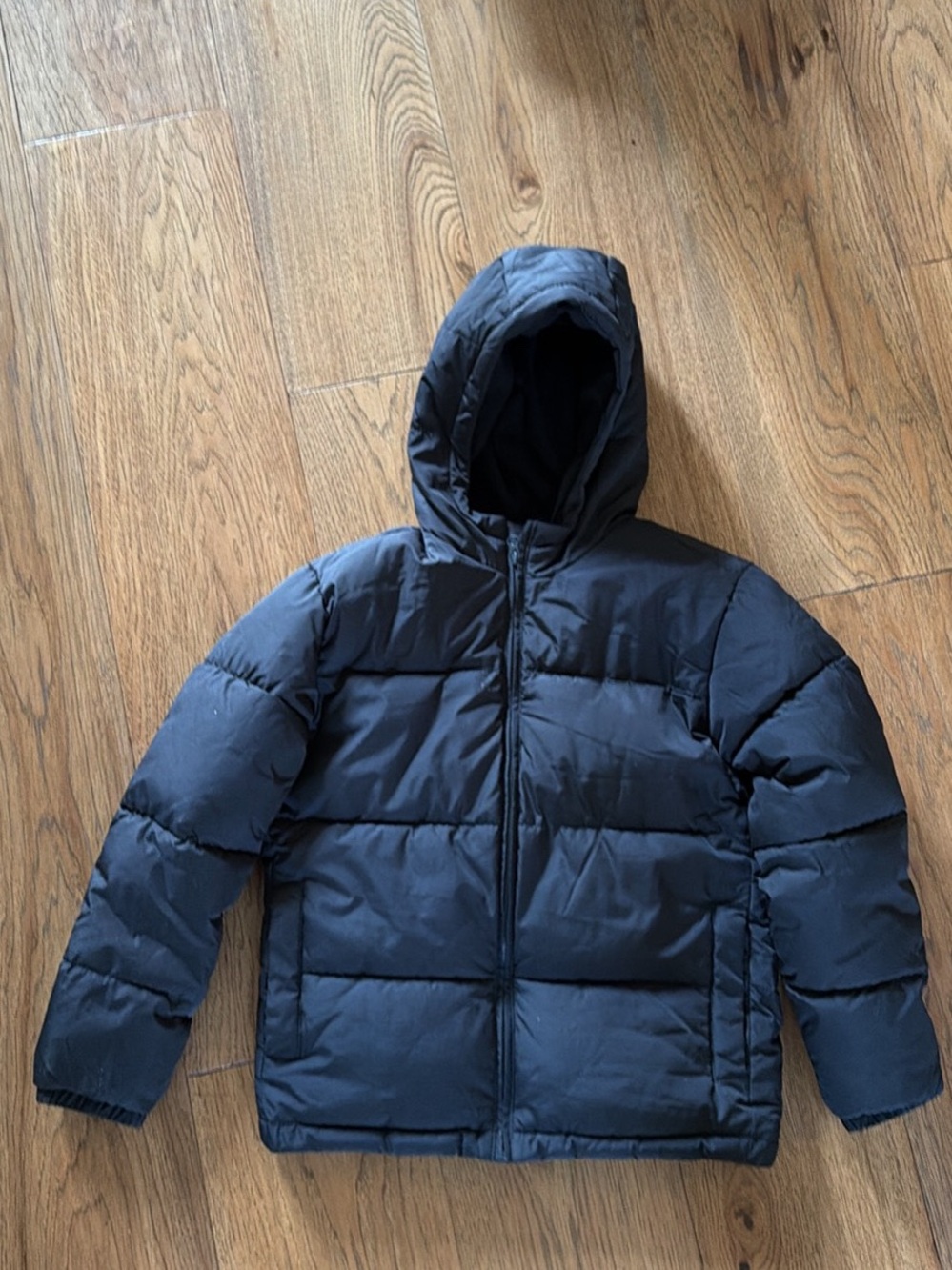 Kids Old Navy Hooded Puffer Jacket - Navy